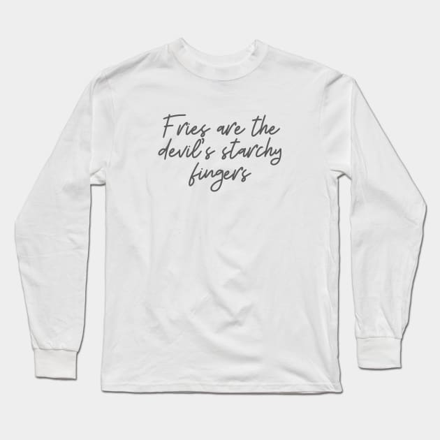 Fries Long Sleeve T-Shirt by ryanmcintire1232